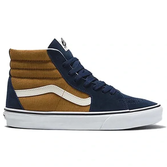 Vans Men’s Sk8-Hi
Mini Cord Blue/Brown
VN0007NS0BO
Sneakers
CORDUROY - Picture 1 of 16